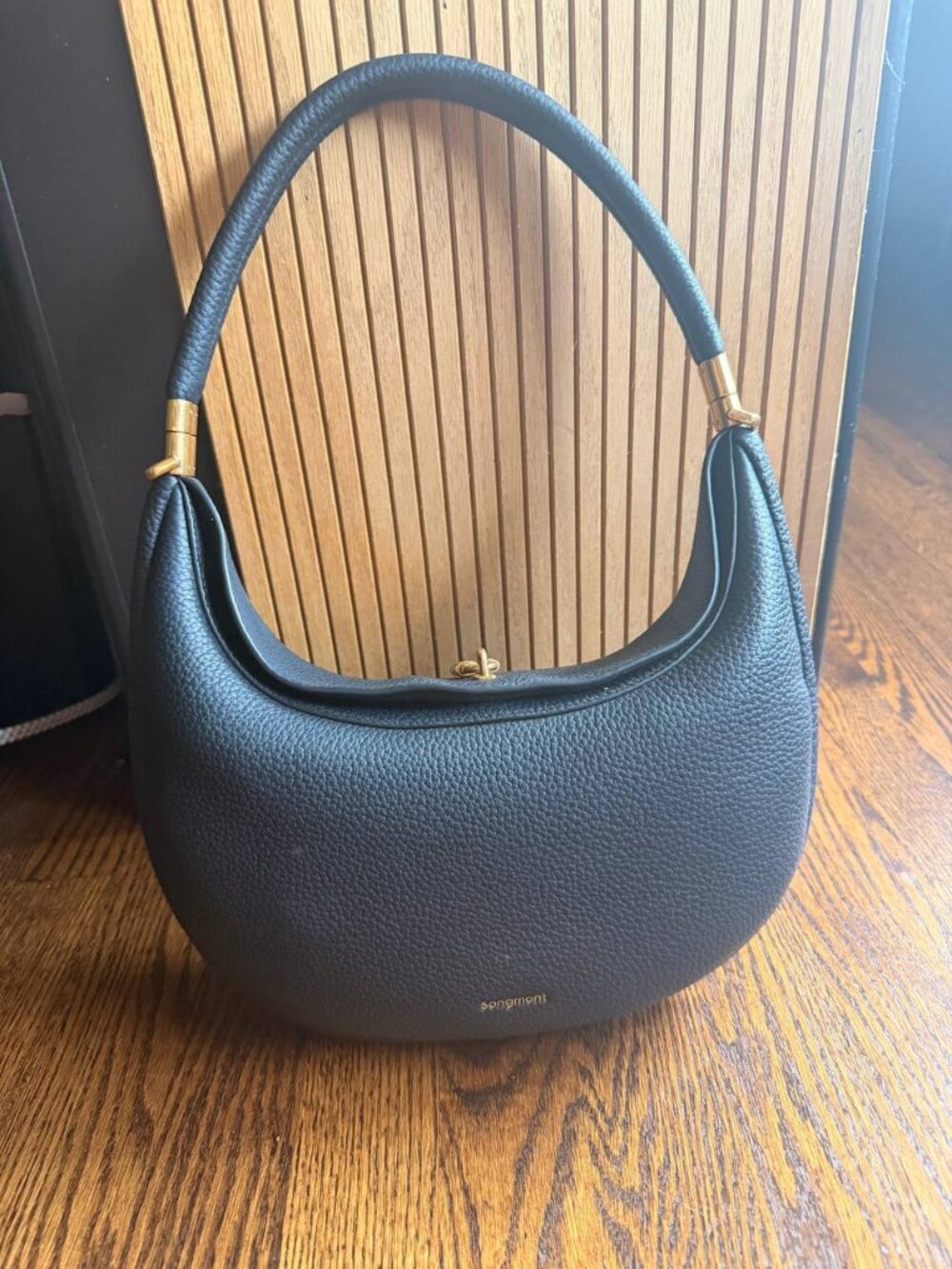 Songmont Pebbled Leather Convertible Bag